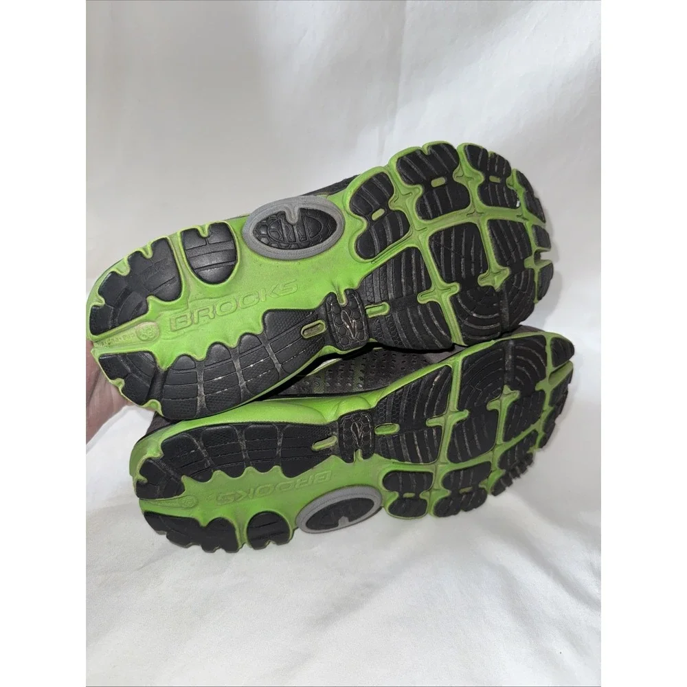 Brooks Pure Cadence Gray‎ Green Athletic Shoes Sneakers 1101101D085 Size 8